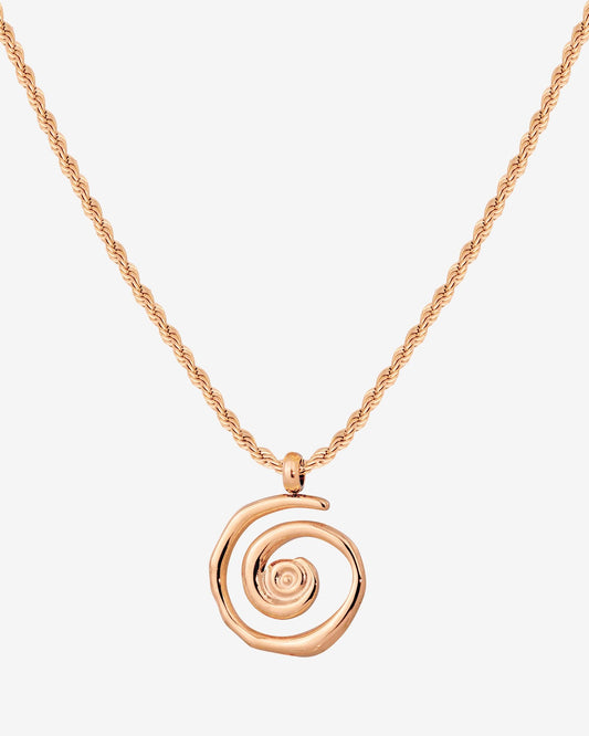 Sweet Swirl Necklace Roségold