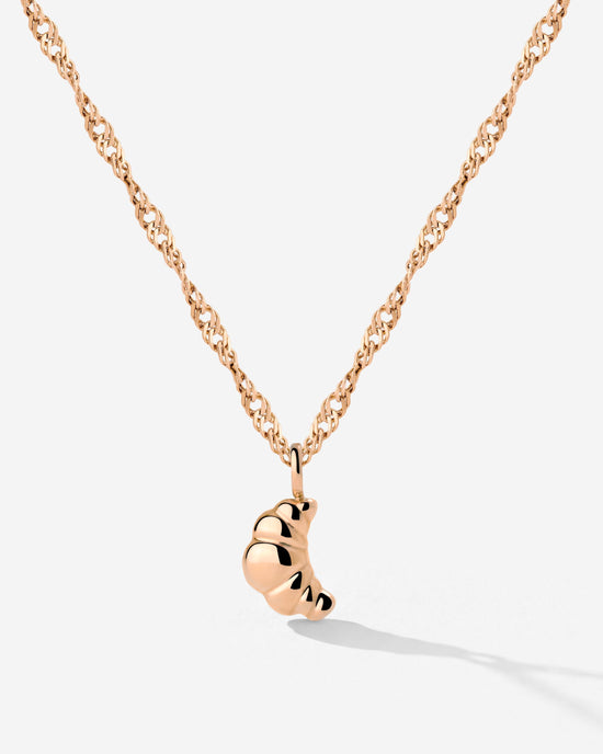 Croissant Necklace Roségold