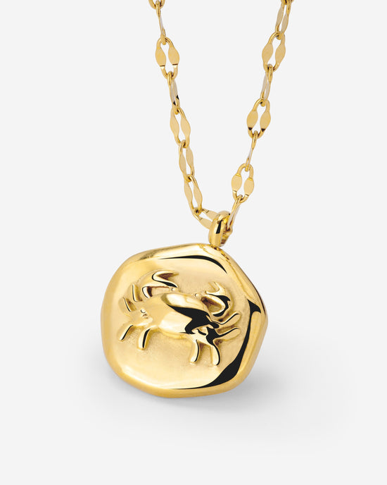 Crab Chaser Necklace Gold