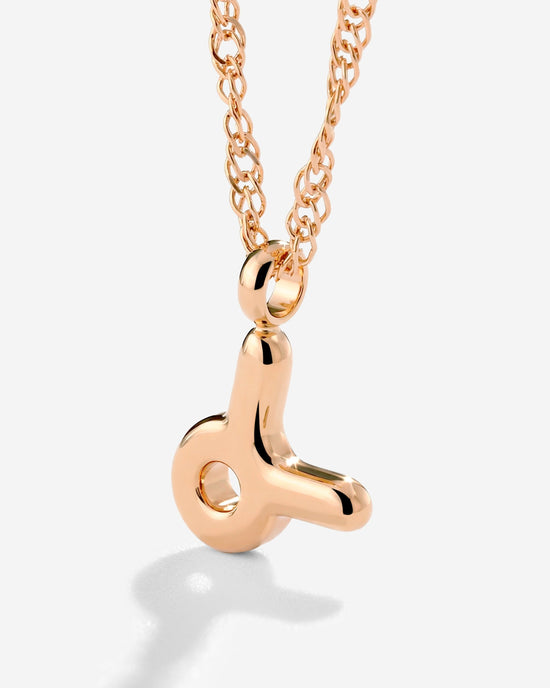 Taurus Bubble Necklace Roségold