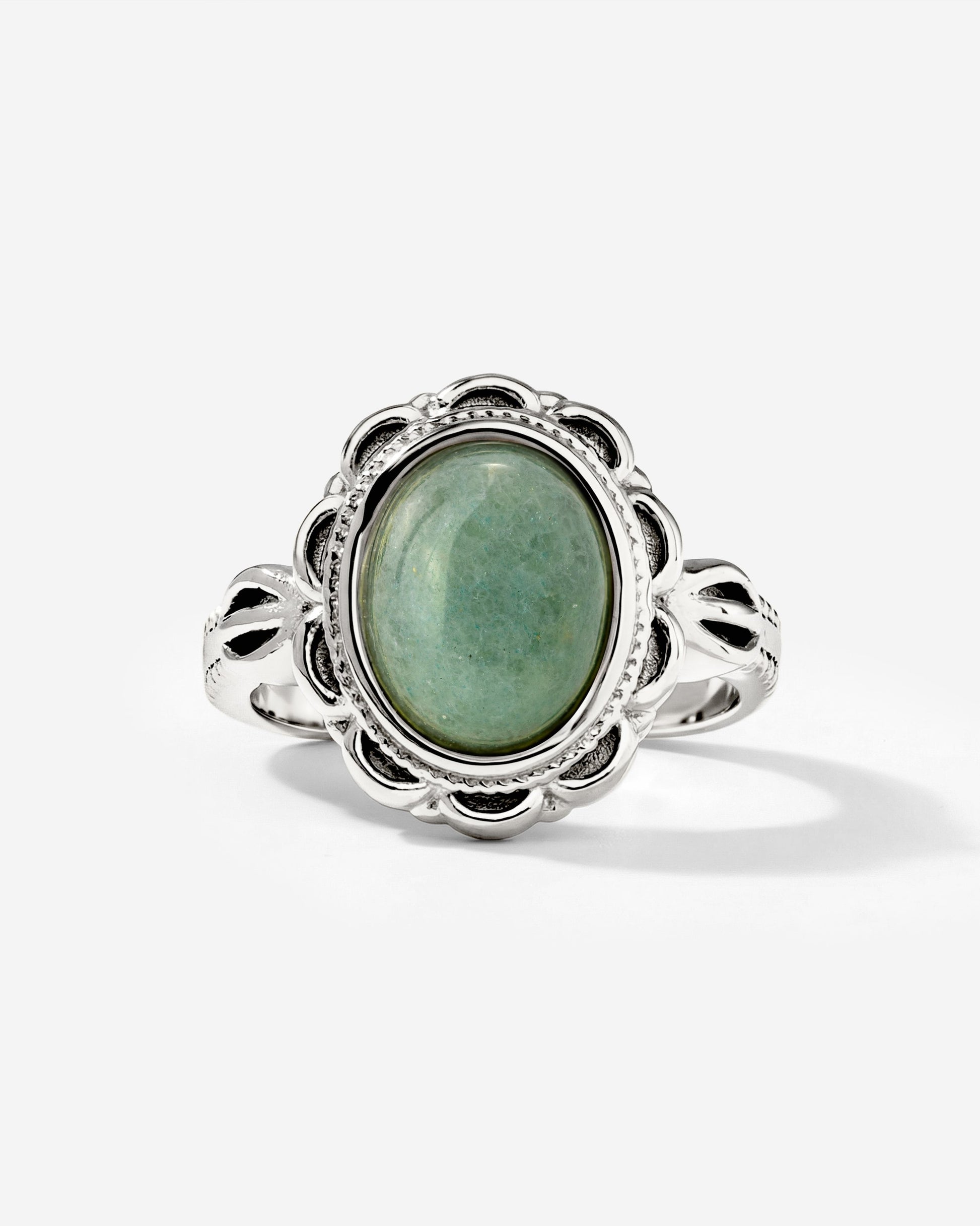 Sea Glass Ring Silber