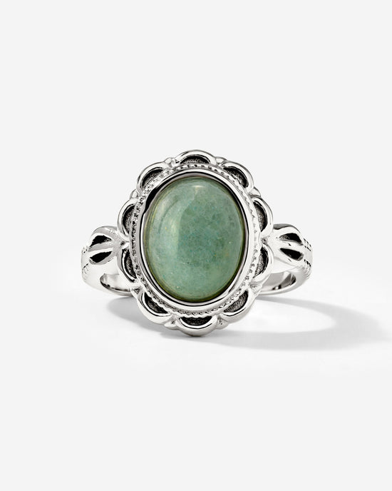 Sea Glass Ring Silber