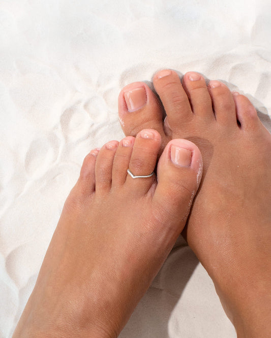 Reina Toe Ring Silber