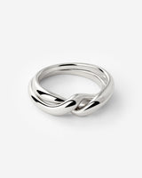 Twinsies Ring Silber