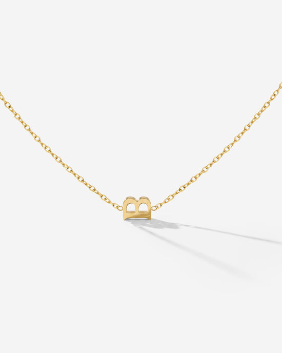 Tiny Letter Necklace