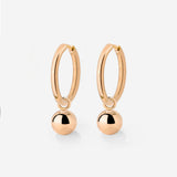 Bubbly Hoop Set Medium Roségold