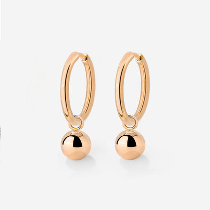 Bubbly Hoop Set Medium Roségold