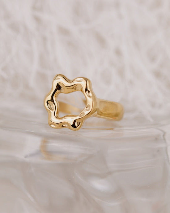 Melting Donut Ring Gold