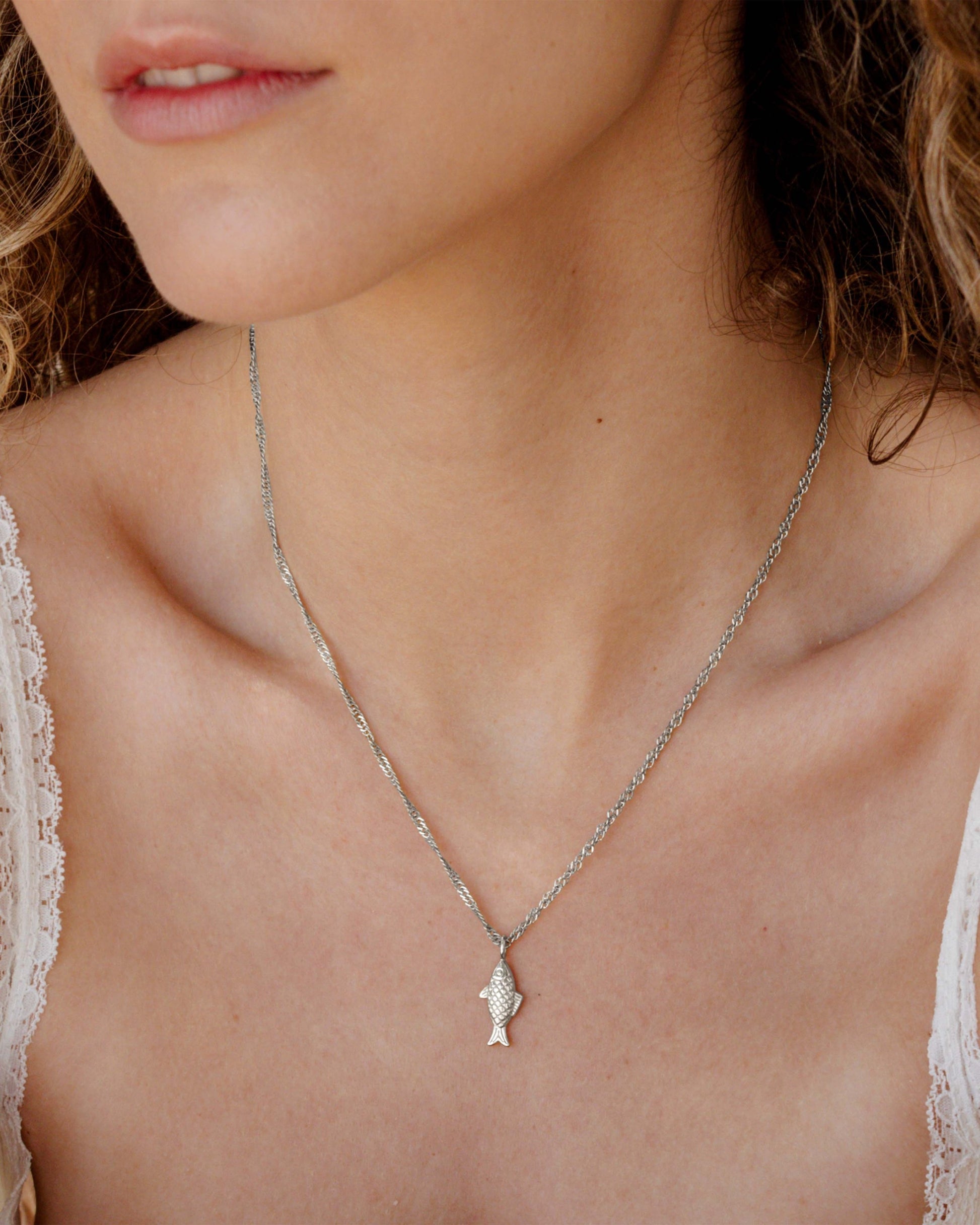 Pezito Necklace Silber