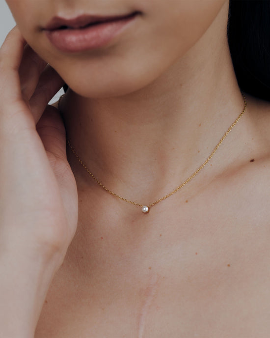Dream Pearl Choker Gold