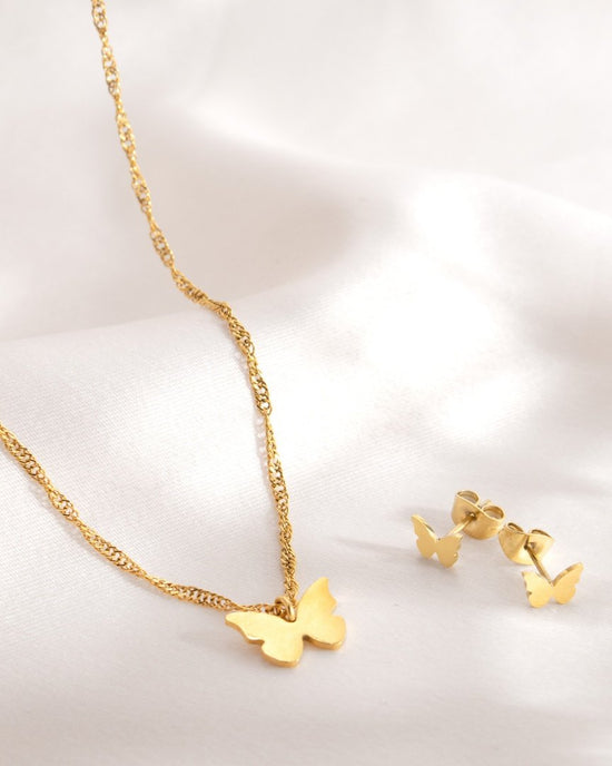 Flutterby Necklace Roségold