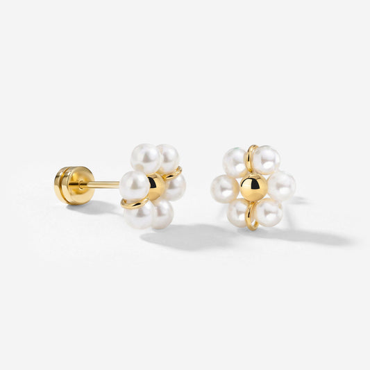 Daisy Studs Gold