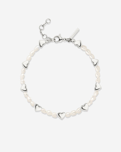 Love Pearls Bracelet Silber