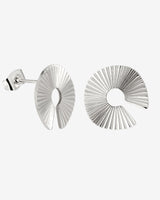 Sparkling Donut Studs Silber