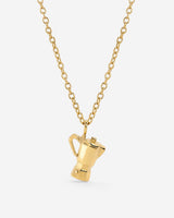 Coffee Lover Necklace Gold