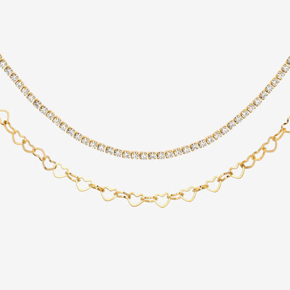 Glam Lover Necklace Bundle Gold