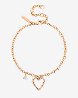 Heart of Gold Bracelet Roségold