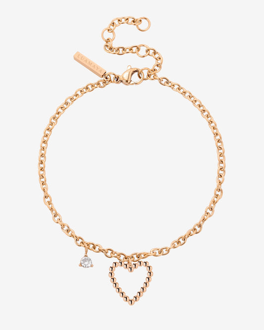 Heart of Gold Bracelet Roségold