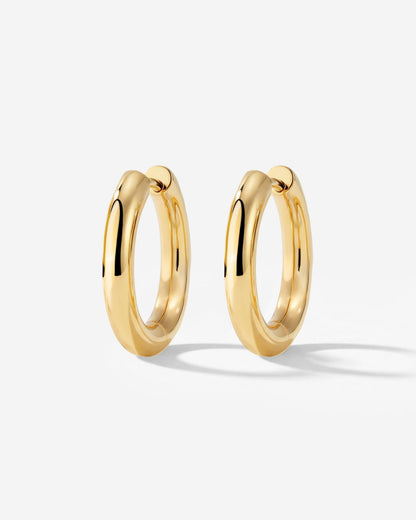 Chunky Hoopies Medium Gold