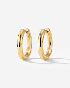 Chunky Hoopies Medium Gold
