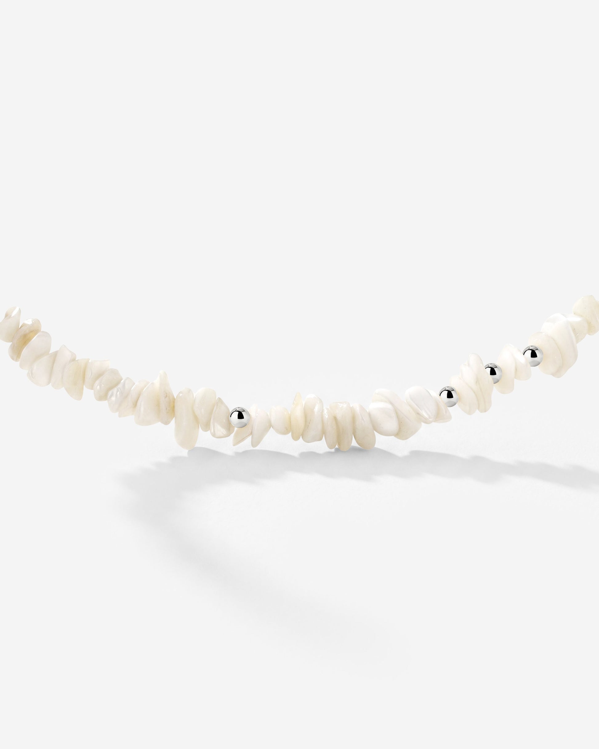 By the Beach Choker Silber