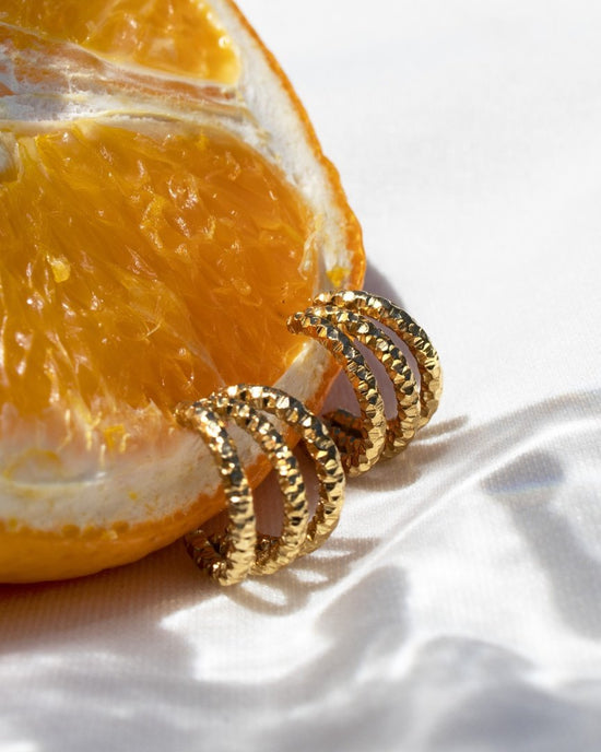 Triple Trouble Studs Silber