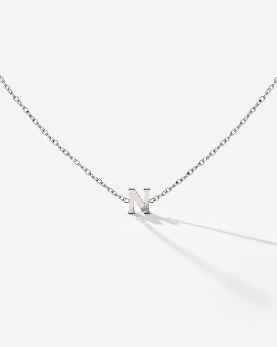 Tiny Letter Necklace