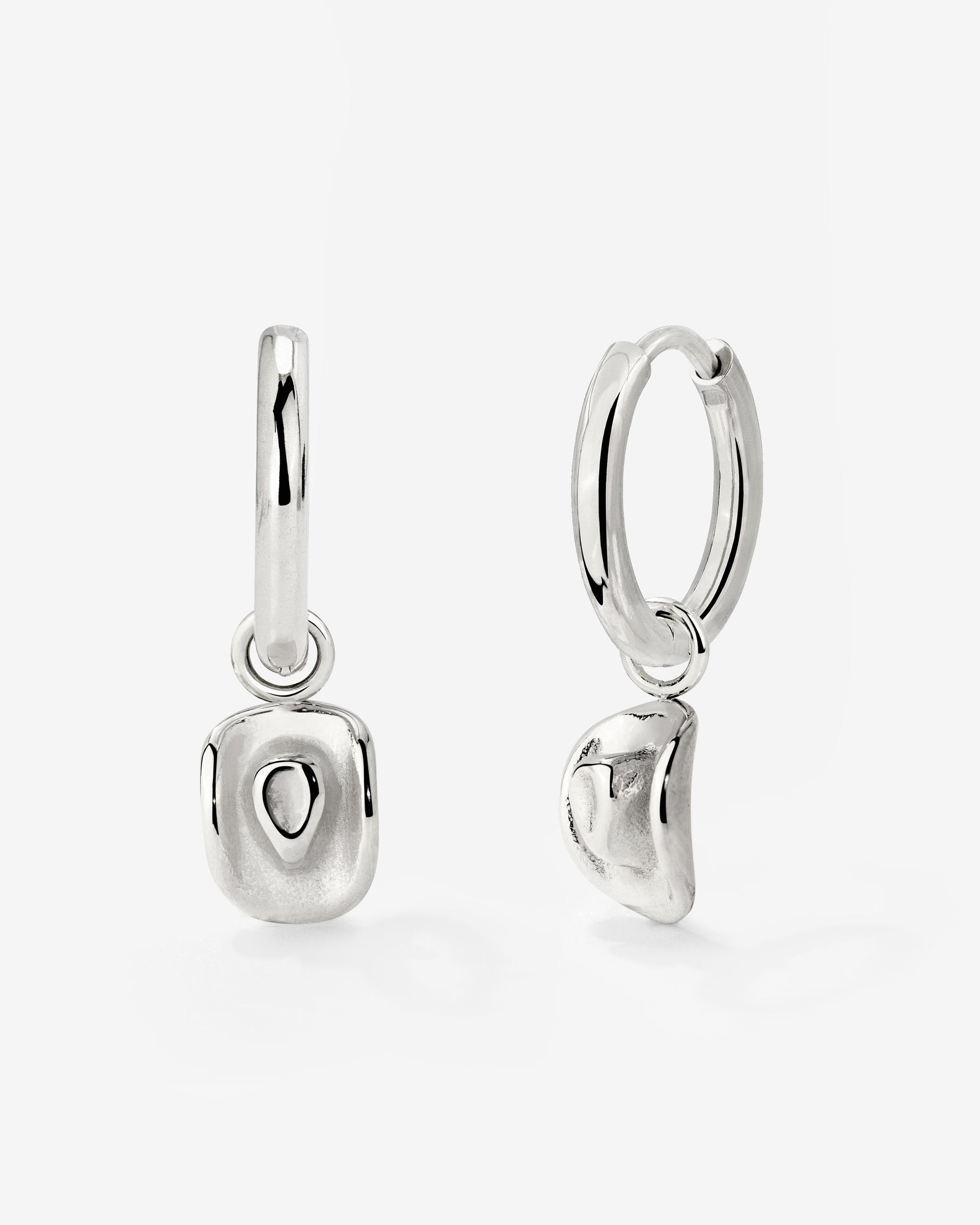 Yeehaw Hoop Set Small Silber