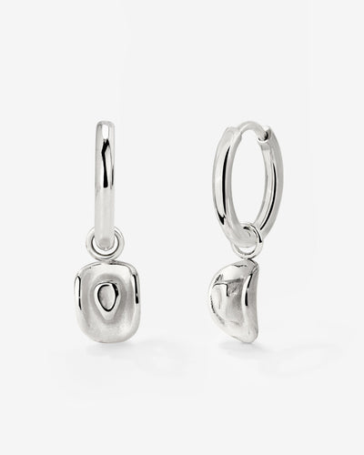 Yeehaw Hoop Set Small Silber