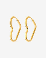 Heartily Hoops Small Gold