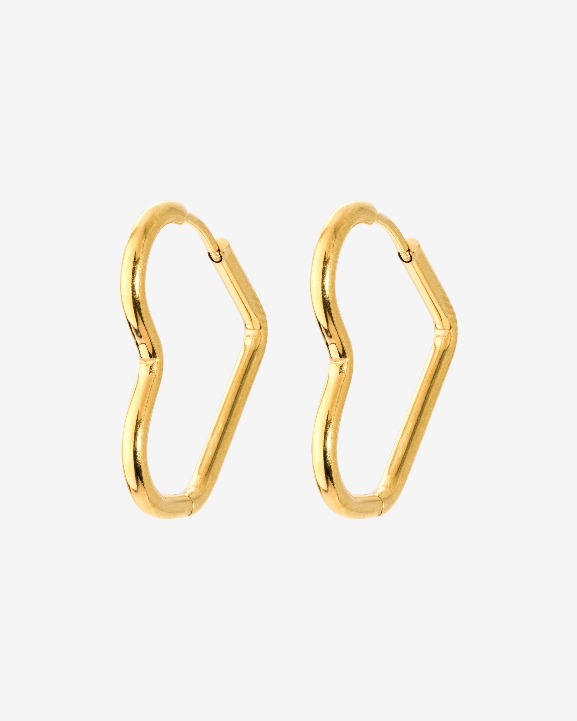 Heartily Hoops Small Gold