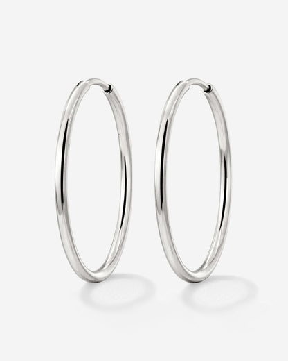 Extra Large Hoops Silber