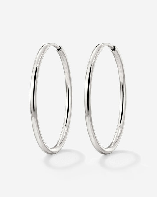 Extra Large Hoops Silber