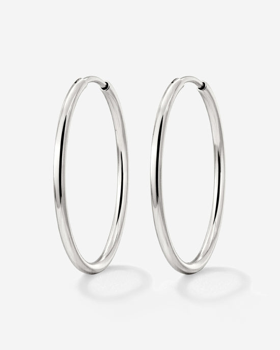 Extra Large Hoops Silber
