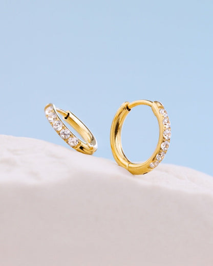 Glimmer Hoops Small Gold
