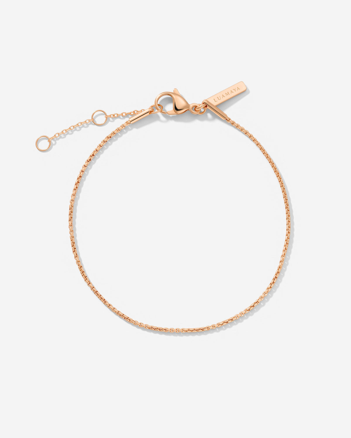 Round Box Chain Bracelet