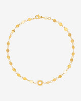 Sunny Side Up Anklet Gold