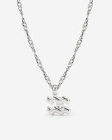 Aquarius Bubble Necklace Silber
