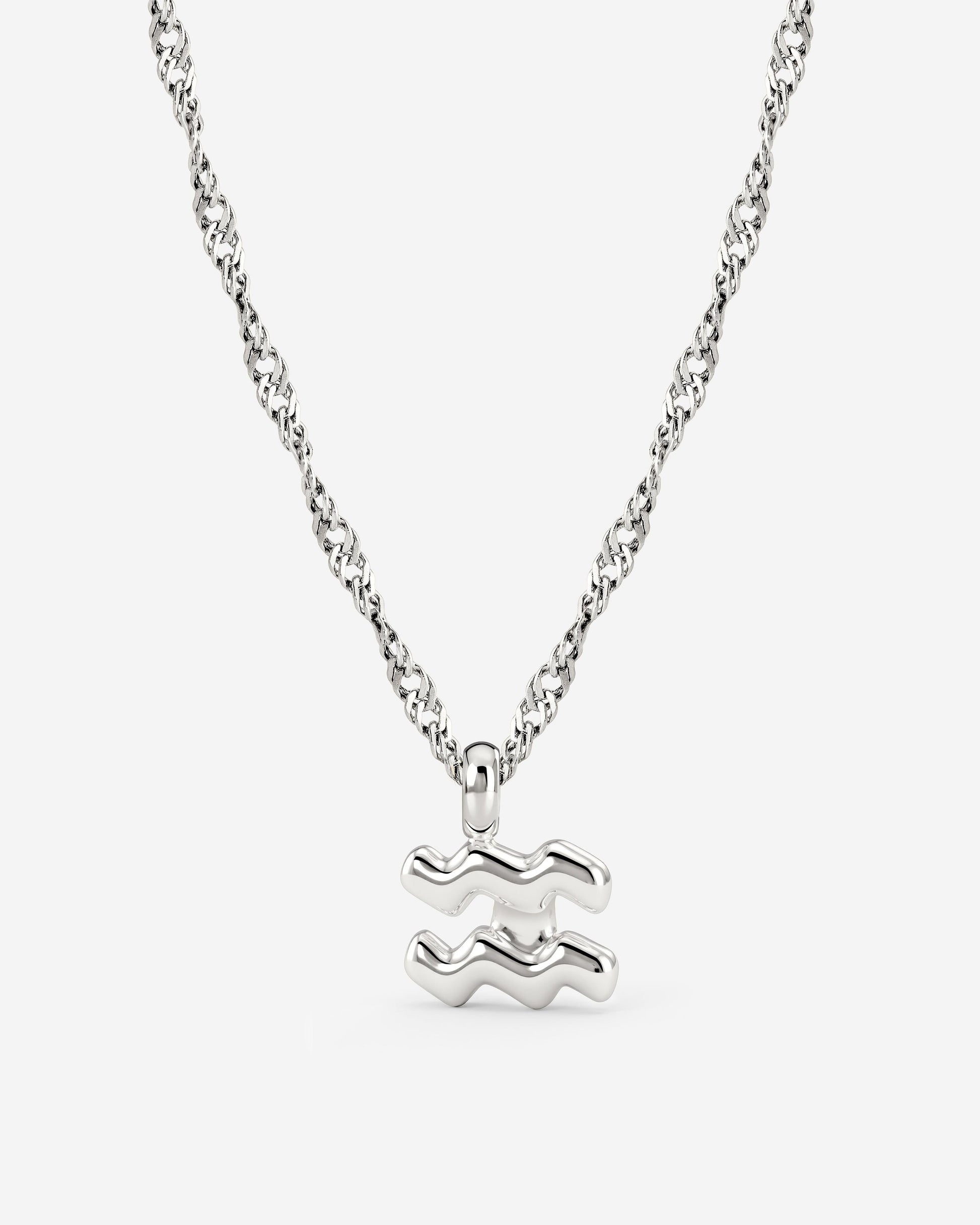 Aquarius Bubble Necklace Silber