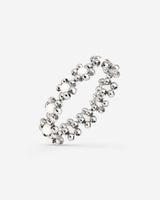 Flowery Ring Silber