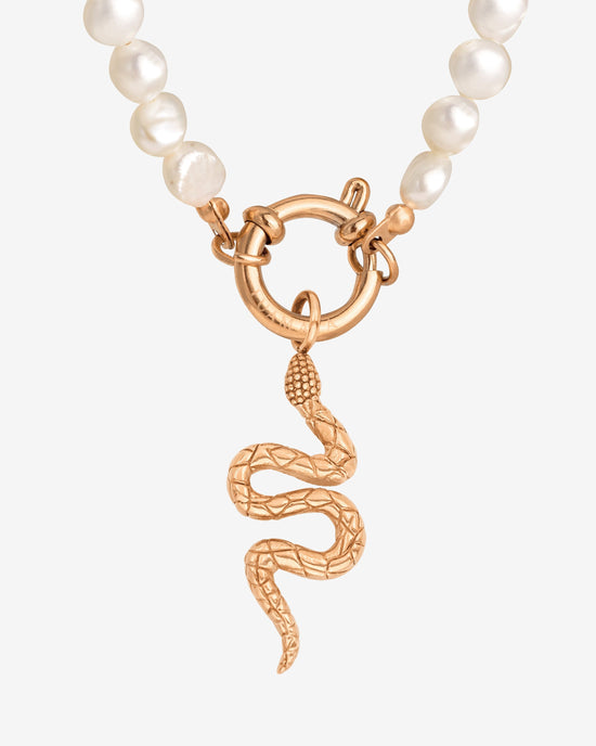 Lola Power Pearl Necklace Set Roségold