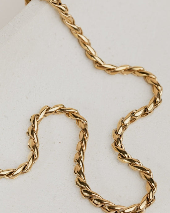 Spiral Links Necklace Roségold