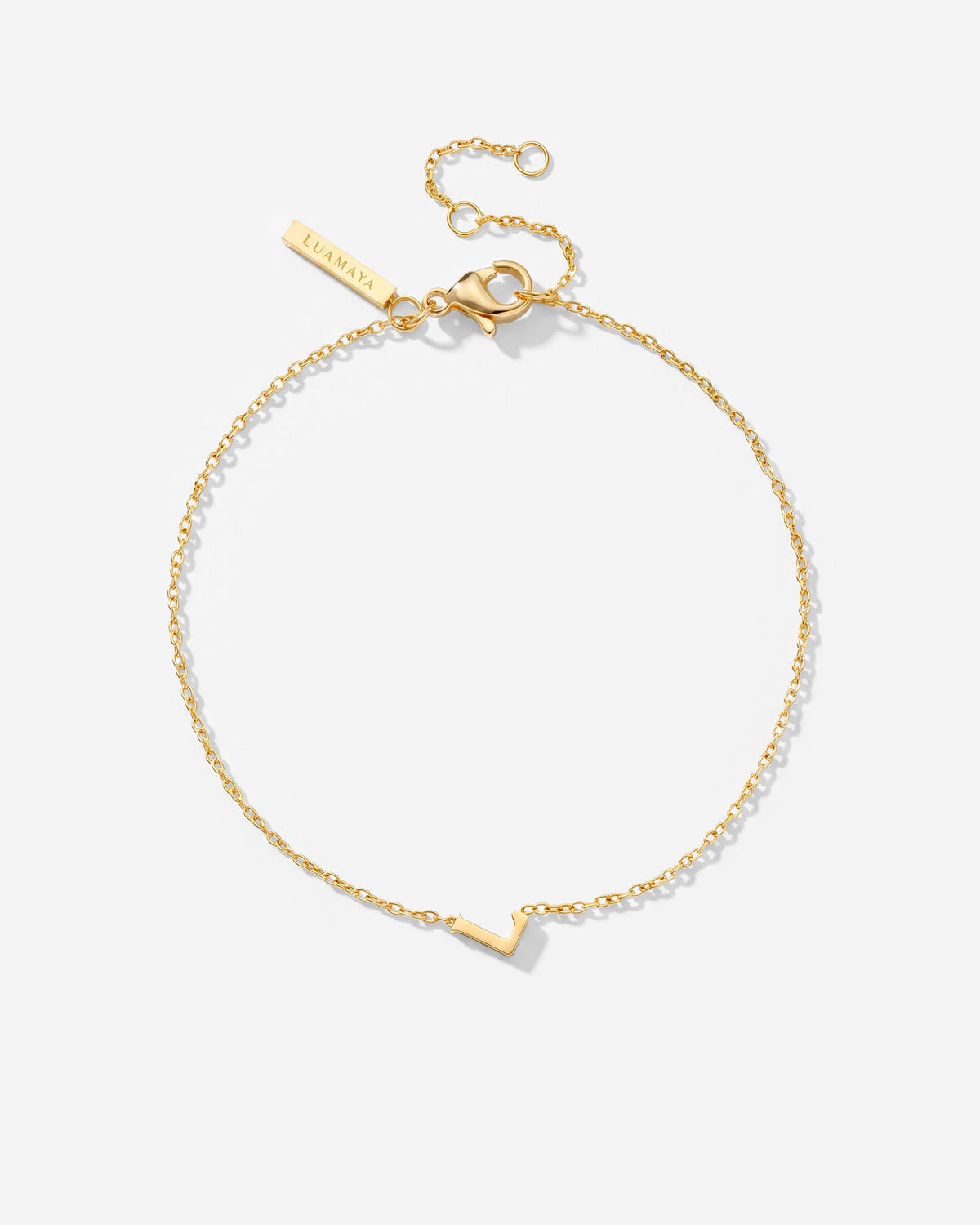 Tiny Letter Bracelet