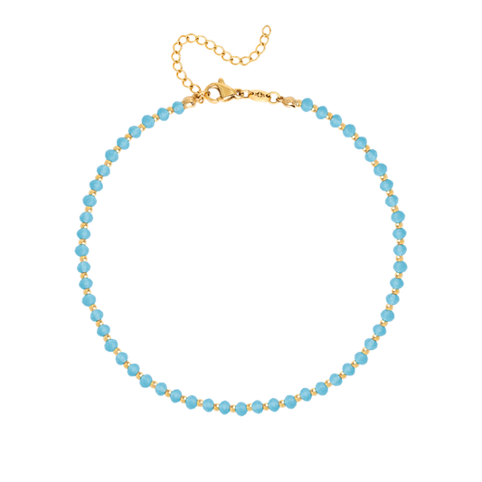 Into the Blue Anklet Gold