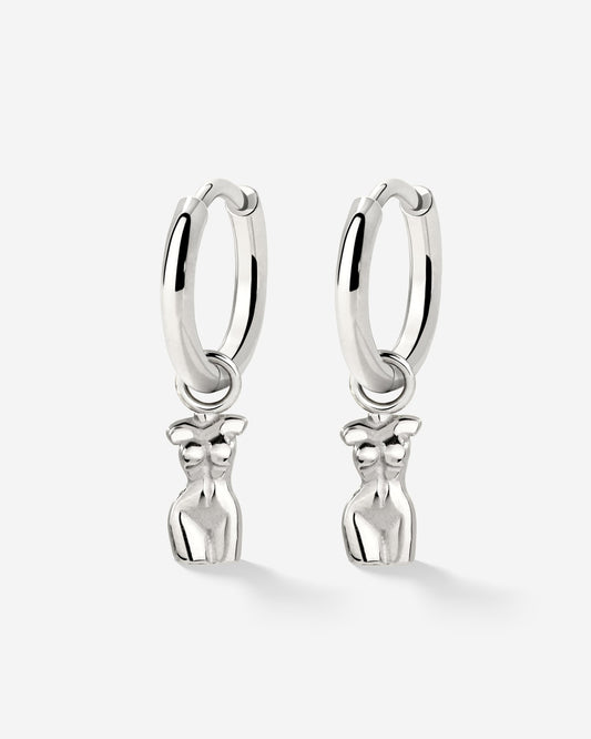 Love Your Body Hoop Set Silber