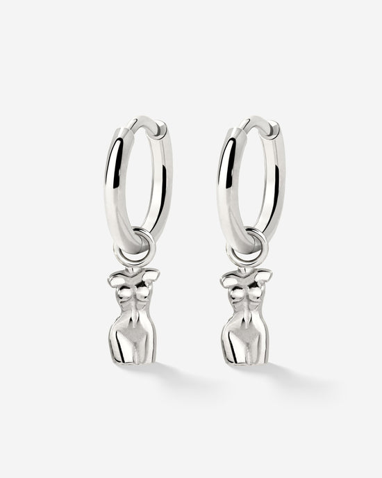 Love Your Body Hoop Set Silber