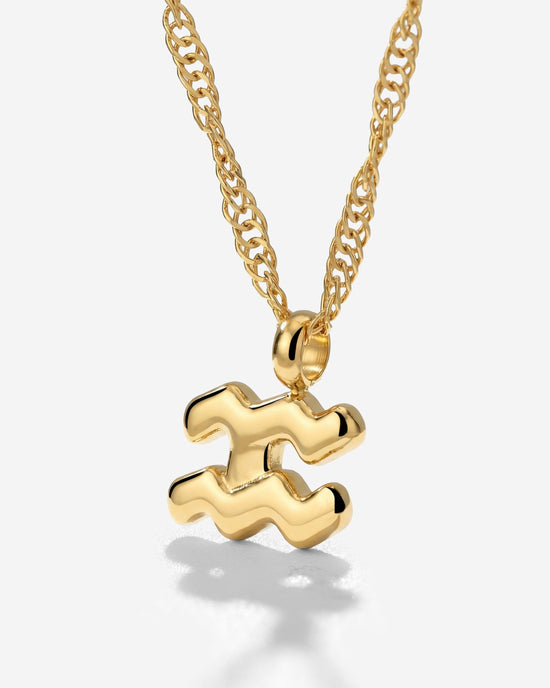 Aquarius Bubble Necklace Gold