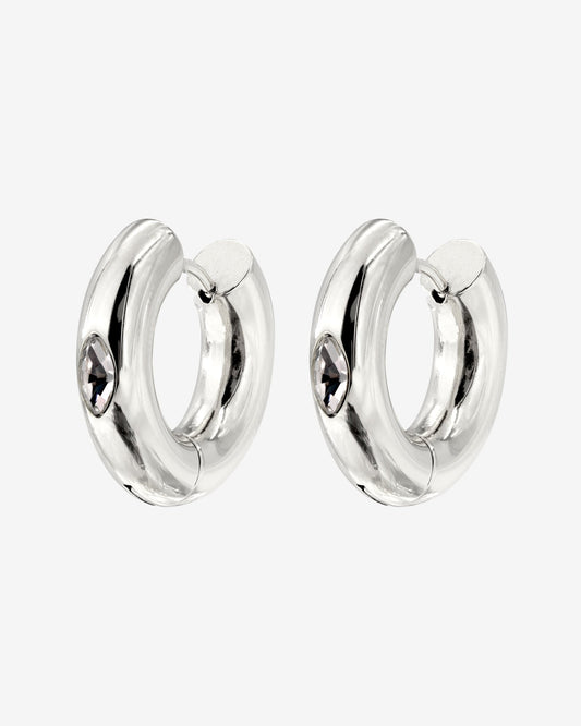 Phat Glowy Hoops Silber