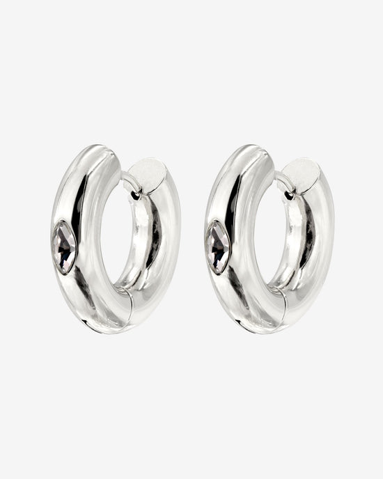 Phat Glowy Hoops Silber