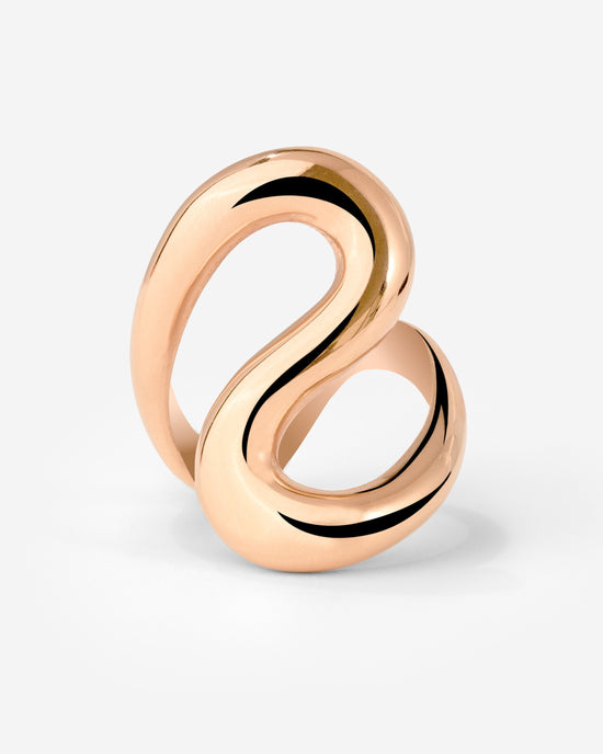 Coiled Ring Roségold